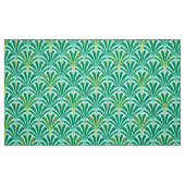 Kunst-Dekofanmuster - Türkis auf Aqua Stoff (Fat Quarter (45,7 x 55,9 cm))