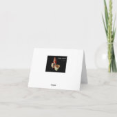 Kunst-Dekogrußkarte Karte (Rückseite)