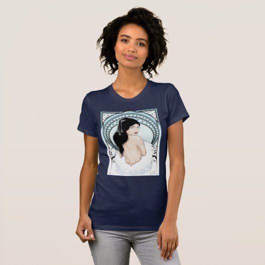 Kunst-Dekomädchen T-Shirt (Vorne ganz)