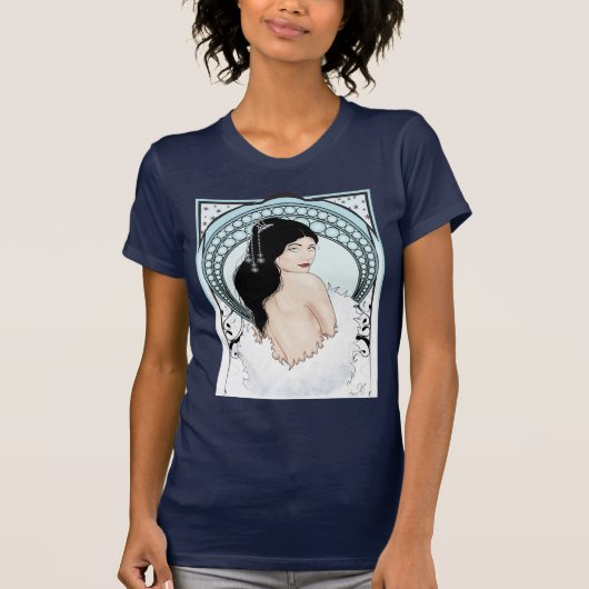 Kunst-Dekomädchen T-Shirt (Vorderseite)