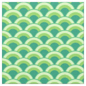 Kunst-Dekowellenmuster - Jadegrün Stoff (Nahaufnahme)