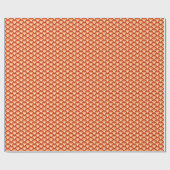 Kunst-Dekowellenmuster - Mandarineorange Geschenkpapier (Flach)