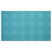 Kunst-Dekowellenmuster - Türkis und Kobalt Stoff (Fat Quarter (45,7 x 55,9 cm))