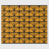 Kunst-Dekozwanziger jahre bernsteinfarbig u. Geschenkpapier (Flach)