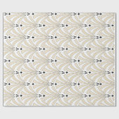 Kunst-Dekozwanziger jahre, die Zwanzigerjahre Fans Geschenkpapier (Flach)