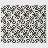 Kunst-Dekozwanziger jahre Fan-Muster Geschenkpapier (Flach)