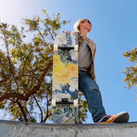 Kunst: Demuths lebendige Blumenvision Skateboard (Außenbereich 1)