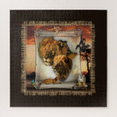 Kunst der Afrikaner Puzzle (Vertikal)