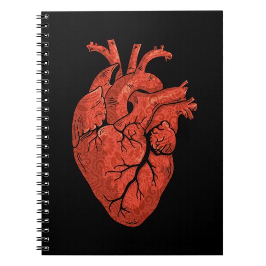 Kunst der Anatomie des Herzens Notizblock (Vorderseite)