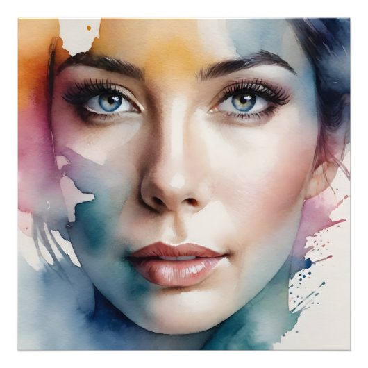 Kunst der doppelten Exposition Fotodruck (Vorne)