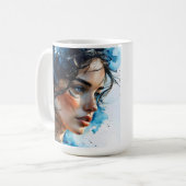 Kunst der doppelten Exposition Kaffeetasse (Vorderseite Links)