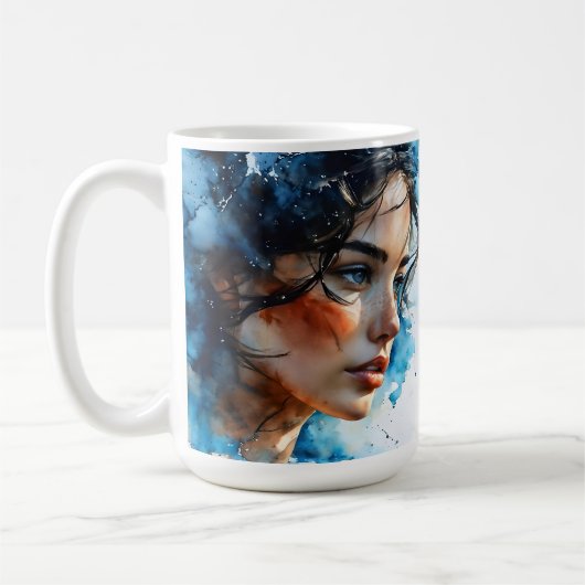 Kunst der doppelten Exposition Kaffeetasse (Links)