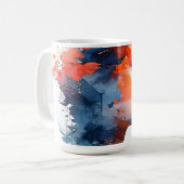 Kunst der doppelten Exposition Kaffeetasse (Vorderseite Links)