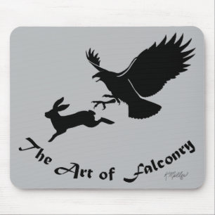 Kunst der Falknerei - Rotschwanzbussard Mousepad