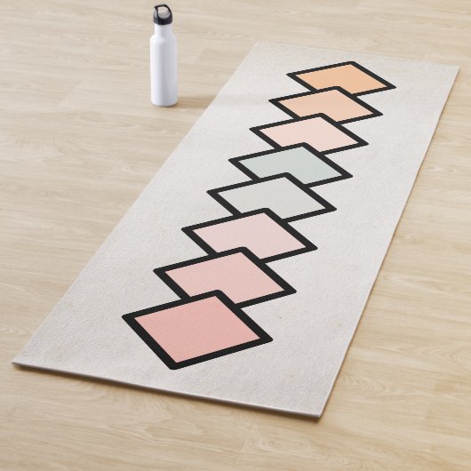 Kunst der farbigen Quadrate Yogamatte (Beispiel)