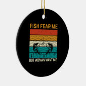 Kunst der Fischerei Will mich Keramik Ornament (Rechts)