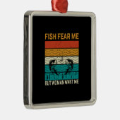 Kunst der Fischerei Will mich Ornament Aus Metall (Rechts)