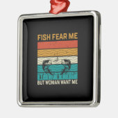 Kunst der Fischerei Will mich Ornament Aus Metall (Links)