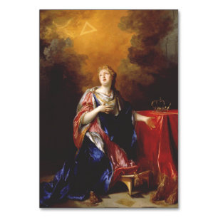 Kunst der heiligen Margareta von Schottland Tischnummer