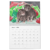 Kunst der illustrierten Ratte 2011 Kalender (Mär 2026)