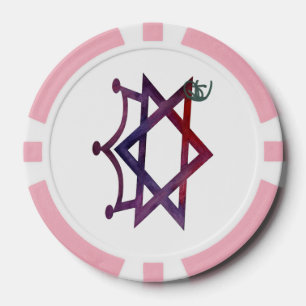 Kunst der Juden Pokerchips