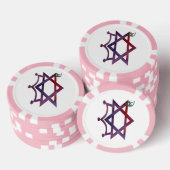 Kunst der Juden Pokerchips (Stapel)