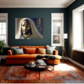 Kunst der KI - Jesus Christus Poster