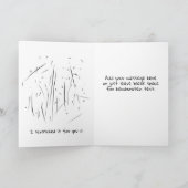 Kunst der Kratching Illustration Karte (Innenseite)