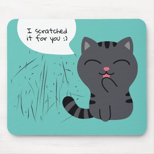 Kunst der Kratching Illustration Mousepad (Vorne)