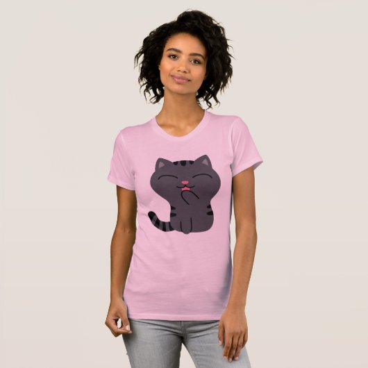 Kunst der Kratching Illustration T-Shirt (Vorne ganz)