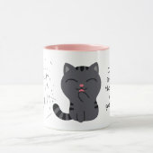 Kunst der Kratching Illustration Tasse (Zentrum)