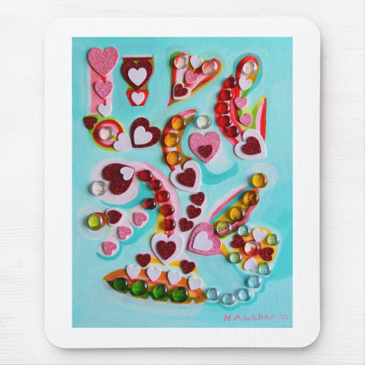 Kunst der Liebe Mousepad (Vorne)