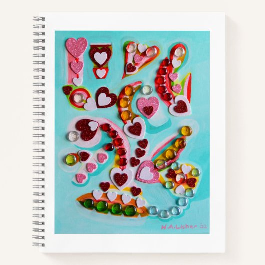 Kunst der Liebe Notizblock (Vorderseite)