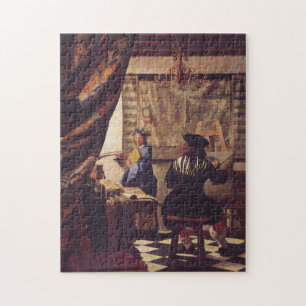 Kunst der Malerei von Johannes Vermeer Puzzle