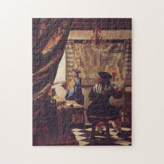 Kunst der Malerei von Johannes Vermeer Puzzle