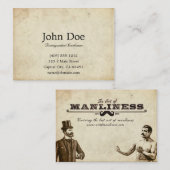 Kunst der Männlichkeits-Telefonkarte Telefonnummerkarte (Vorne/Hinten)