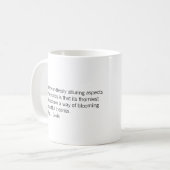 Kunst der Mathe-Tasse Kaffeetasse (Vorderseite Links)