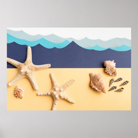 Kunst der Meereswache Poster (Vorne)