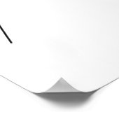 Kunst der Minimalistischen Abstrakten Frauengesich Poster (Ecke)