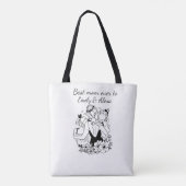 Kunst der Mutter und Tochter Tasche (Rückseite)