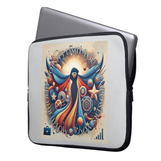 Kunst der Mutterschaft Laptopschutzhülle (Vorderseite Links)