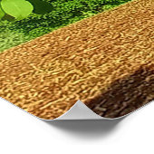 Kunst der Natur | Decke der Waldmauer | Poster (Ecke)