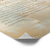 Kunst der Natur, rustikale Dekoration, Terraphile Poster (Ecke)