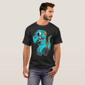 Kunst der Opa-Dinosaurier T-Shirt (Vorne ganz)