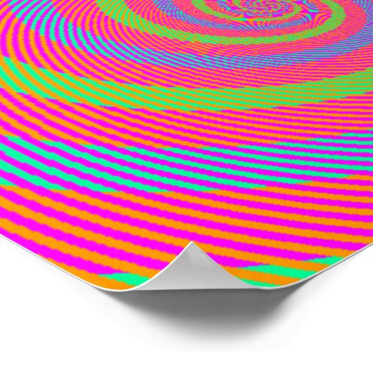 Kunst der optischen Illusion Poster (Ecke)