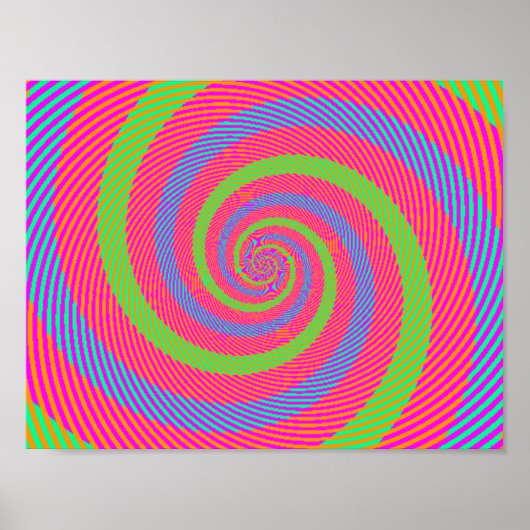 Kunst der optischen Illusion Poster (Vorne)