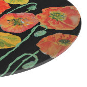 Kunst der Orangen und Schwarzen Pfeffer Schneidebrett (Ecke)