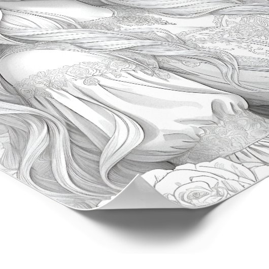 Kunst der Prinzessin Poster (Ecke)