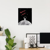 Kunst der Raumfahrt Poster (Heimbüro)
