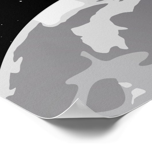 Kunst der Raumfahrt Poster (Ecke)